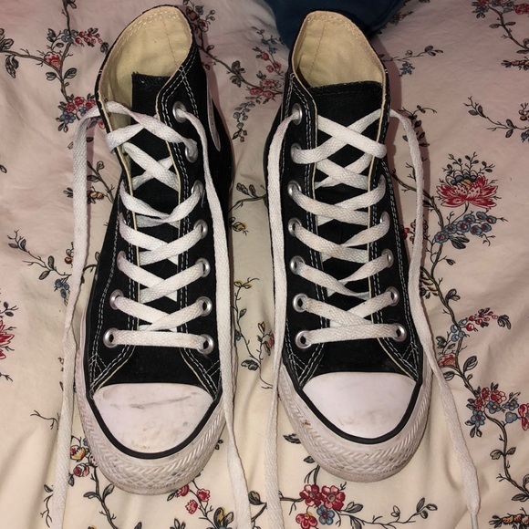 Black High Top Converse - Picture 1 of 3